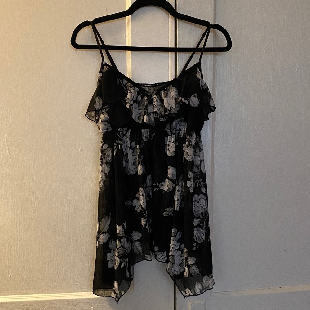 Late 90s early Y2K Charlotte Russe babydoll cami EUC